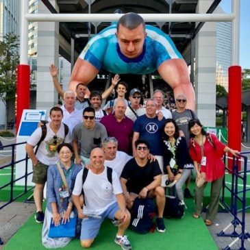 Argentine Rugby Supporters Stride out in Kamakura and Yokohama