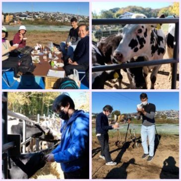 Ｆａｒｍ Ｖｉｓｉｔ！　牧場見学やサツマイモ掘りを楽しむ