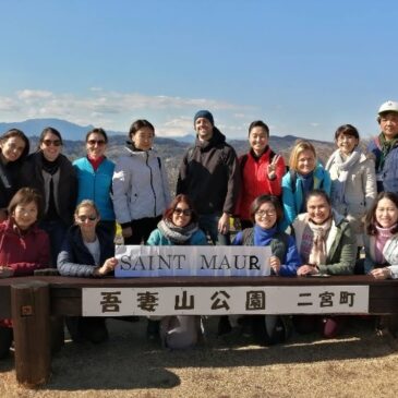 サンモール・インターナショナル・スクールの保護者と菜の花ツアー