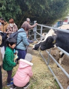 Farm Visitを通じ農業や食べ物の会話を楽しむ